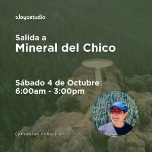 Caminata consciente en Mineral del Chico con vista panorámica desde Peña del Cuervo